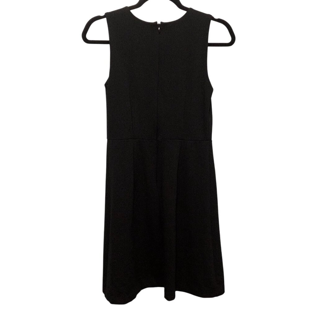 Ann Taylor Loft Solid Black Round Neck Sleeveless… - image 2